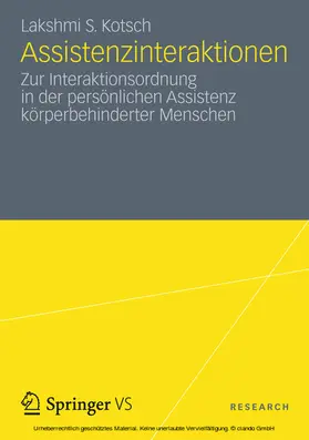Kotsch | Assistenzinteraktionen | E-Book | www.sack.de