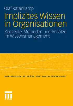 Katenkamp | Implizites Wissen in Organisationen | E-Book | www.sack.de