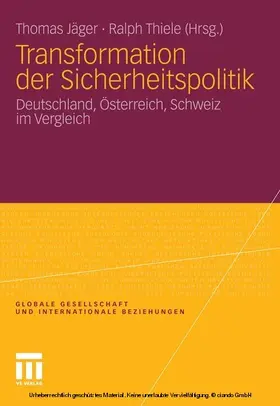 Jäger / Thiele |  Transformation der Sicherheitspolitik | eBook | Sack Fachmedien