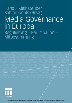 Kleinsteuber / Nehls | Media Governance in Europa | E-Book | sack.de