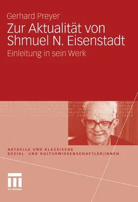Preyer |  Zur Aktualität von Shmuel N. Eisenstadt | eBook | Sack Fachmedien