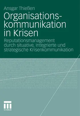 Thießen | Organisationskommunikation in Krisen | E-Book | www.sack.de