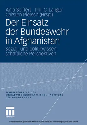 Seiffert / Langer / Pietsch | Der Einsatz der Bundeswehr in Afghanistan | E-Book | www.sack.de