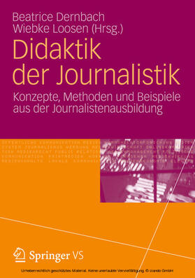 Dernbach / Loosen |  Didaktik der Journalistik | eBook | Sack Fachmedien