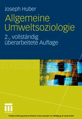 Huber | Allgemeine Umweltsoziologie | E-Book | www.sack.de