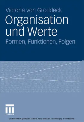 von Groddeck |  Organisation und Werte | eBook | Sack Fachmedien