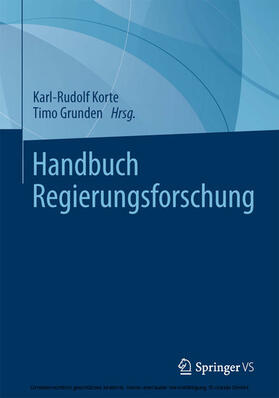 Korte / Grunden |  Handbuch Regierungsforschung | eBook | Sack Fachmedien