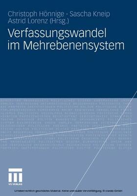 Hönnige / Kneip / Lorenz | Verfassungswandel im Mehrebenensystem | E-Book | sack.de