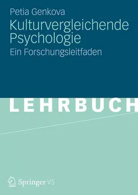 Genkova | Kulturvergleichende Psychologie | E-Book | sack.de