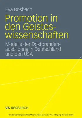 Bosbach | Promotion in den Geisteswissenschaften | E-Book | www.sack.de
