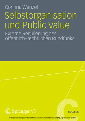 Wenzel |  Selbstorganisation und Public Value | eBook | Sack Fachmedien