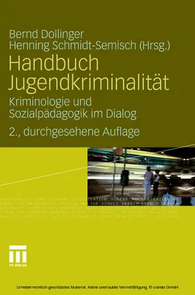 Dollinger / Schmidt-Semisch |  Handbuch Jugendkriminalität | eBook | Sack Fachmedien