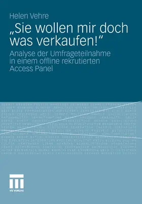 Vehre |  "Sie wollen mir doch was verkaufen!" | eBook | Sack Fachmedien