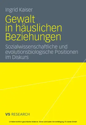 Kaiser |  Gewalt in häuslichen Beziehungen | eBook | Sack Fachmedien