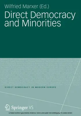 Marxer |  Direct Democracy and Minorities | eBook | Sack Fachmedien
