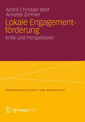 Wolf / Zimmer | Lokale Engagementförderung | E-Book | www.sack.de
