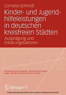 Schmidt | Kinder- und Jugendhilfeleistungen in deutschen kreisfreien Städten | E-Book | sack.de