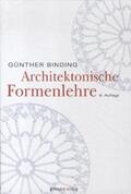 Binding |  Architektonische Formenlehre | Buch |  Sack Fachmedien