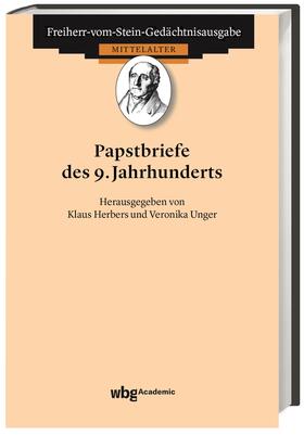 Herbers / Unger / Goetz | Papstbriefe des 9. Jahrhunderts | Buch | 978-3-534-26938-9 | sack.de