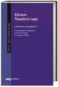 König |  Edictum Theodorici regis | Buch |  Sack Fachmedien