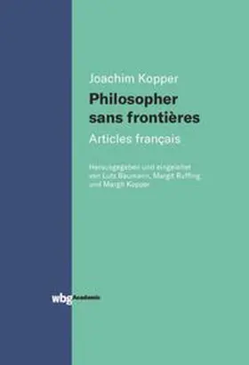 Kopper |  Philosopher sans frontières - Articles francais | eBook | Sack Fachmedien