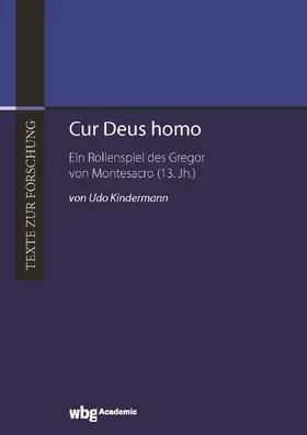 Kindermann | Cur Deus homo | Buch | 978-3-534-40660-9 | www.sack.de