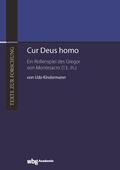 Kindermann |  Cur Deus homo | Buch |  Sack Fachmedien