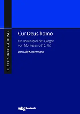 Kindermann |  Cur Deus homo | eBook | Sack Fachmedien