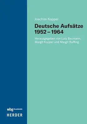 Kopper / Baumann / Ruffing |  Deutsche Aufsätze 1952-1964 | Buch |  Sack Fachmedien