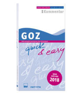 Raff / Liebold / Wissing | GOZ quick & easy | Buch | 978-3-537-64504-3 | sack.de