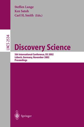 Lange / Smith / Satoh | Discovery Science | Buch | 978-3-540-00188-1 | sack.de