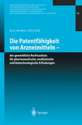 Müller |  Die Patentfähigkeit von Arzneimitteln | Buch |  Sack Fachmedien