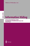 Petitcolas |  Information Hiding | Buch |  Sack Fachmedien