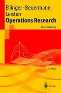 Ellinger / Leisten / Beuermann |  Operations Research | Buch |  Sack Fachmedien
