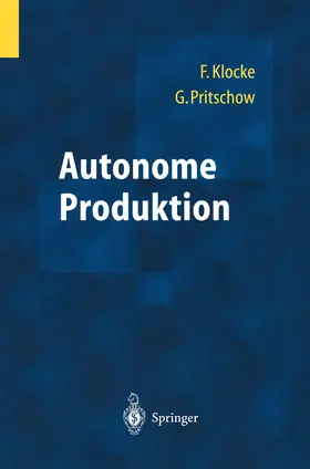 Pritschow |  Autonome Produktion | Buch |  Sack Fachmedien