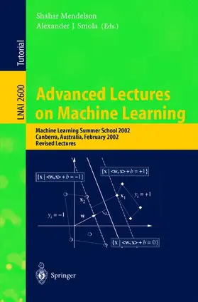 Mendelson / Smola |  Advanced Lectures on Machine Learning | Buch |  Sack Fachmedien