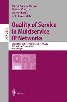 Ajmone Marsan / Roveri / Corazza | Quality of Service in Multiservice IP Networks | Buch | 978-3-540-00604-6 | sack.de