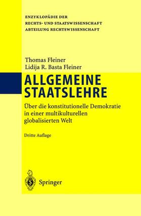 Basta Fleiner / Fleiner | Allgemeine Staatslehre | Buch | 978-3-540-00689-3 | sack.de