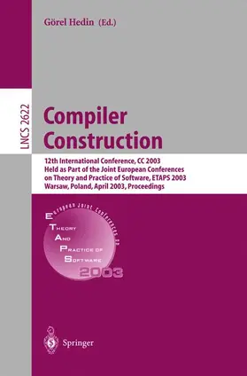 Hedin |  Compiler Construction | Buch |  Sack Fachmedien