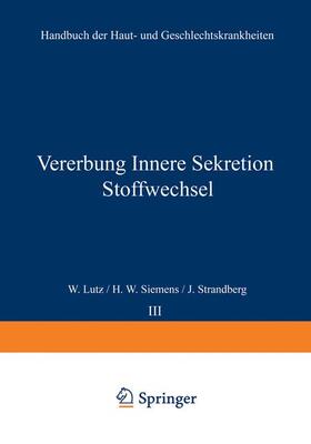 Lut? / Strandberg / Siemens |  Vererbung Innere Sekretion Stoffwechsel | Buch |  Sack Fachmedien