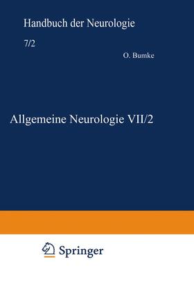 Guttmann / Stenvers / Neisser | Allgemeine Neurologie VII/2 | Buch | 978-3-540-01231-3 | sack.de