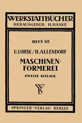 Allendorf |  Maschinenformerei | Buch |  Sack Fachmedien