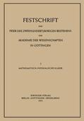 Born / Siegel / Brix |  Festschrift zur Feier des Zweihundertjährigen Bestehens der Akademie der Wissenschaften in Göttingen | Buch |  Sack Fachmedien
