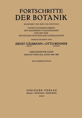 Lüttge / Beyschlag / Cushman | Bericht über die Jahre 1949¿1950 | Buch | 978-3-540-01542-0 | sack.de