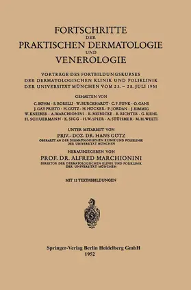 Marchionini |  Fortschritte der Praktischen Dermatologie und Venerologie | Buch |  Sack Fachmedien
