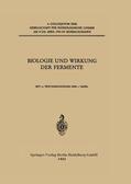 Lang / Bücher / Slater |  Biologie und Wirkung der Fermente | Buch |  Sack Fachmedien