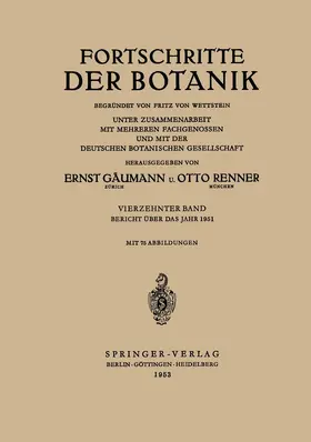 Gäumann / Renner |  Bericht Über das Jahr 1951 | Buch |  Sack Fachmedien