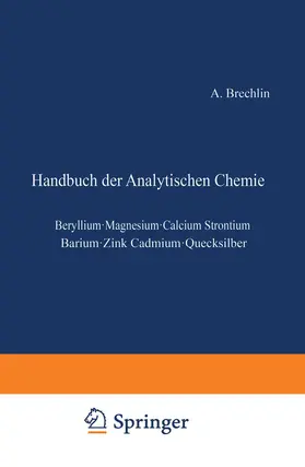 Elemente der zweiten Gruppe | Buch | 978-3-540-01908-4 | www.sack.de