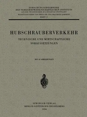 Pirath / Lambert |  Hubschrauberverkehr | Buch |  Sack Fachmedien