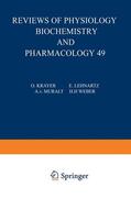 Krayer / Weber / Lehnartz |  Ergebnisse der Physiologie, Biologischen Chemie und Experimentellen Pharmakologie | Buch |  Sack Fachmedien